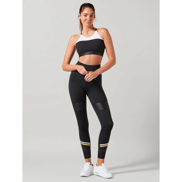 LILYBOD LEGGING TAYLOR-XR - BLACK & LEMON - Picture 2 of 8